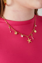 Elegant Oceanic Style Pendant Necklace for Spring/Summer