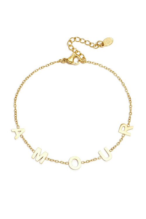 Armband amour chunky letters