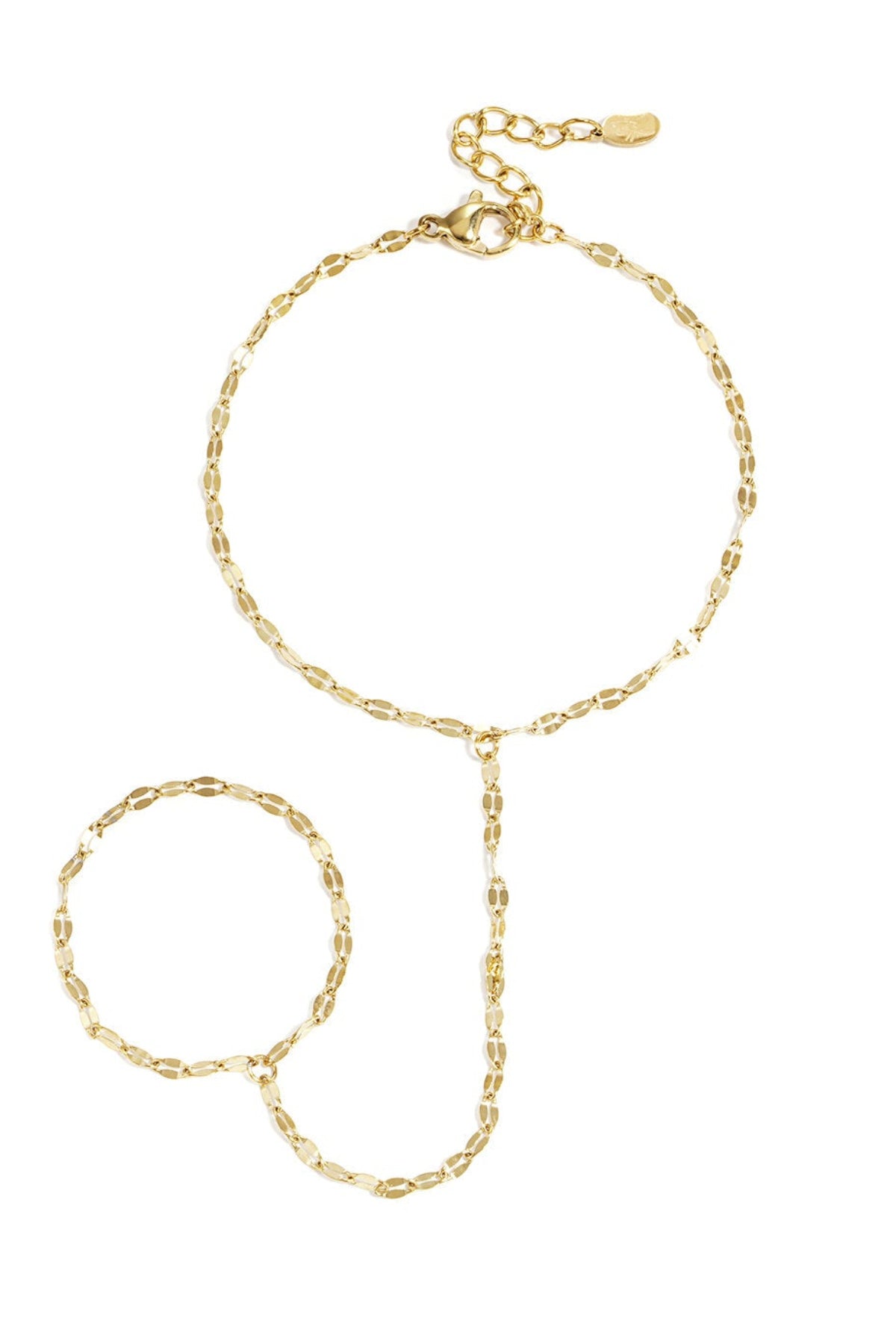 Handchain met chunky ketting