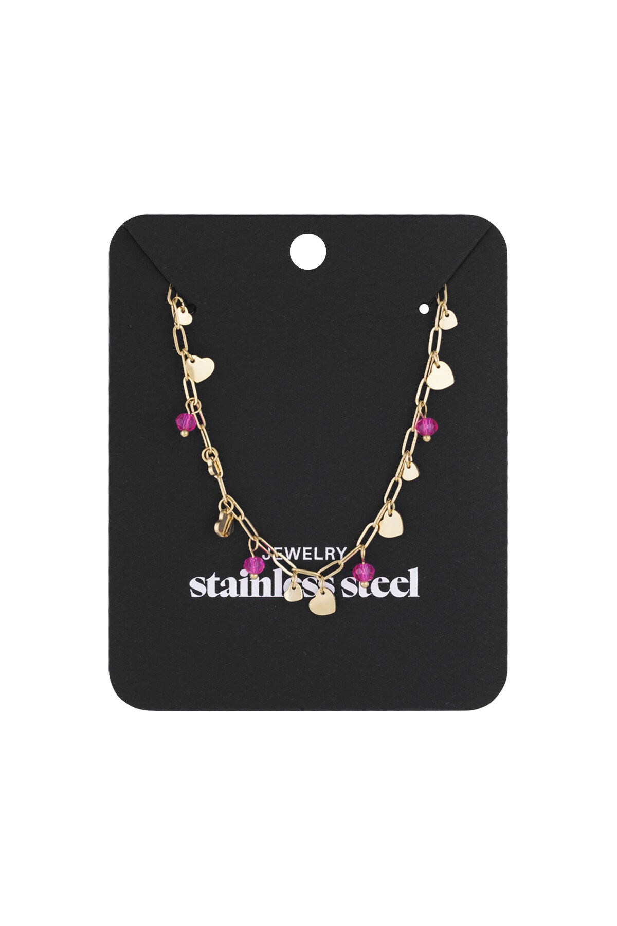 Full of love Necklace - Pink Gold