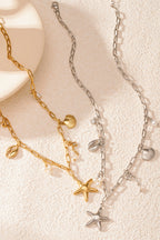 Elegant Oceanic Style Pendant Necklace for Spring/Summer