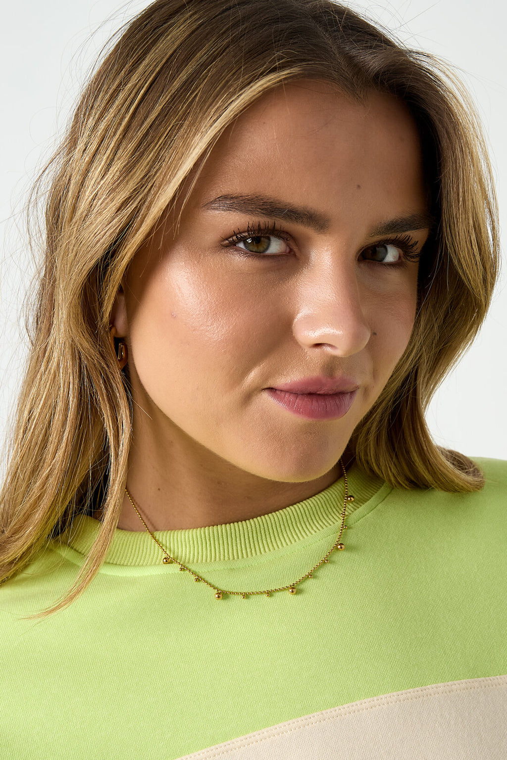 Stylish Polka Dot Chain Necklace for Everyday Elegance