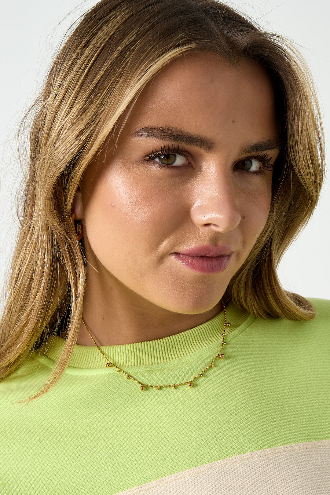Stylish Polka Dot Chain Necklace for Everyday Elegance