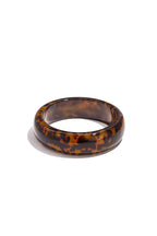Stylish Dark Brown Resin Bangle for Women