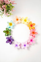 Haarclip met gradiëntbloem Hawaii love