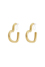 Hart Clip Oorbel