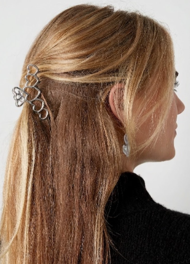Hartjes haarclip
