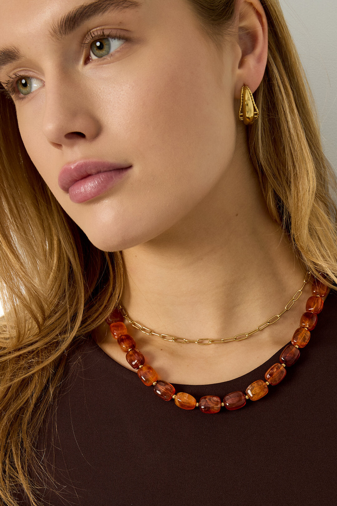 Elegant Beaded Necklace for Women - Fall/Winter Classic