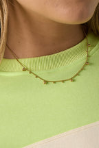 Stylish Polka Dot Chain Necklace for Everyday Elegance