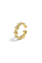 Elegant Adjustable Rhinestone Ring - All Sizes, Silver & Gold