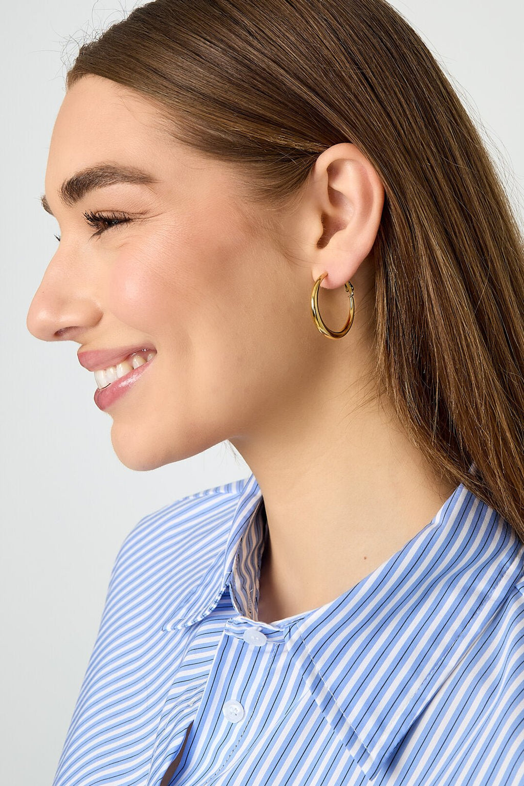 Alledaagse hoops oorbellen - Jewellery Fever