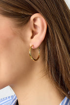 Alledaagse hoops oorbellen - Jewellery Fever