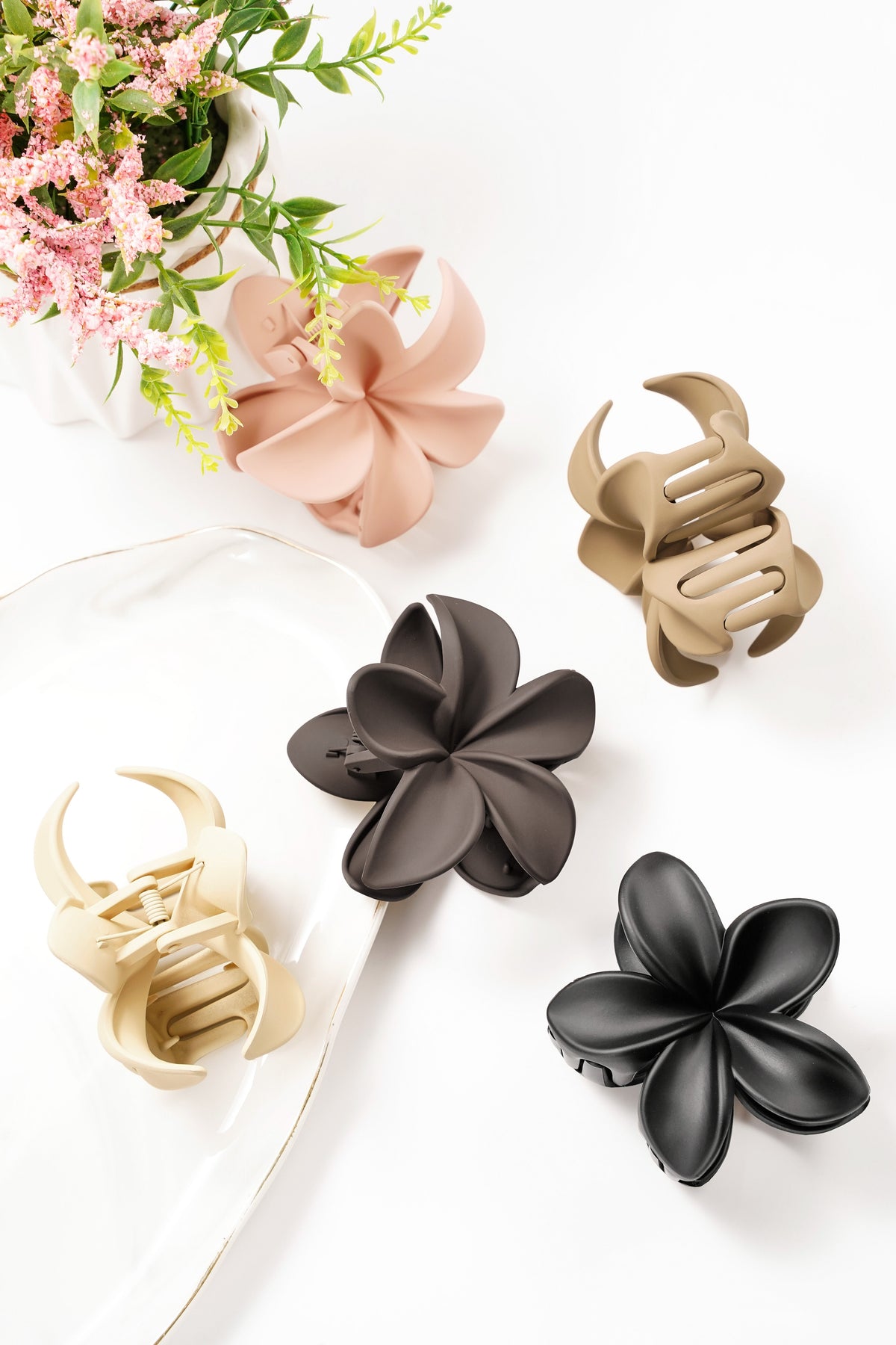 Bloemen haarklem - Jewellery Fever