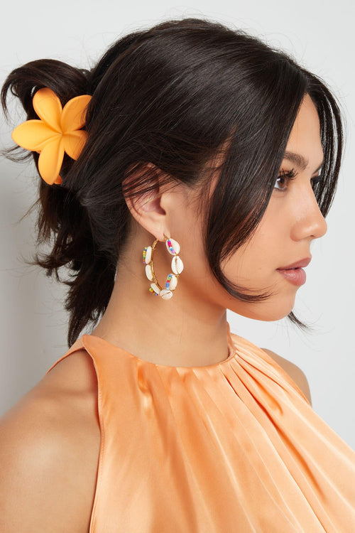 Bloemen haarklem - Jewellery Fever