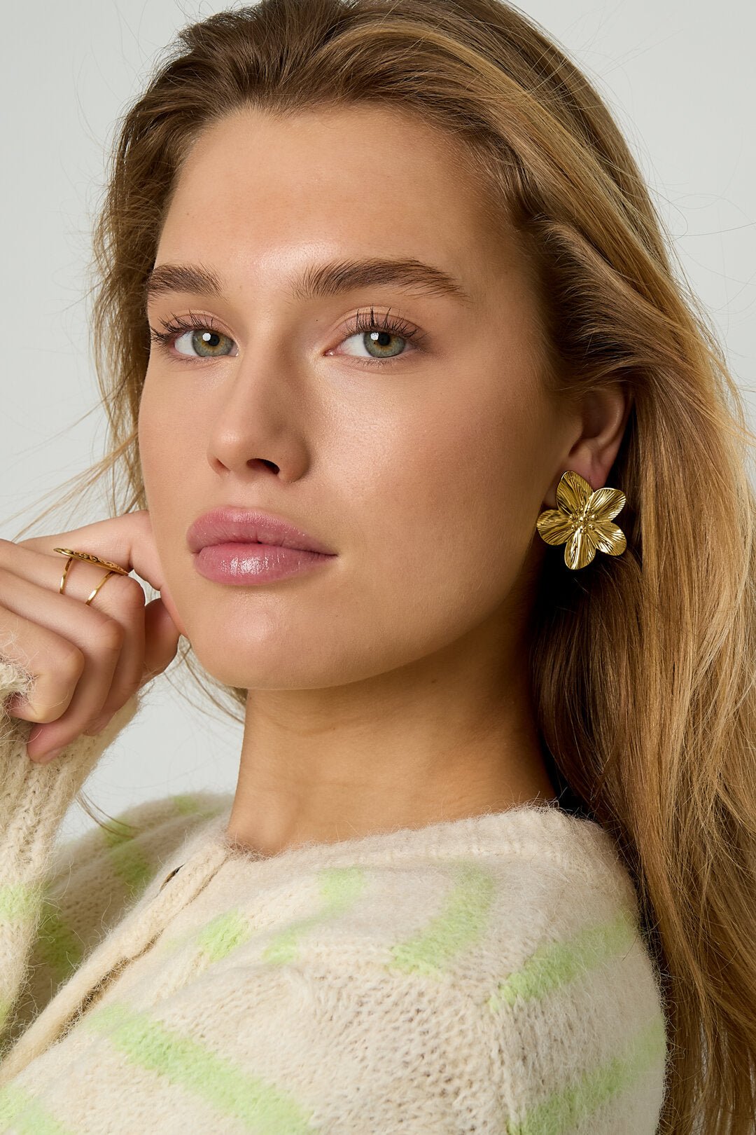 Bloemen oorbellen - Jewellery Fever