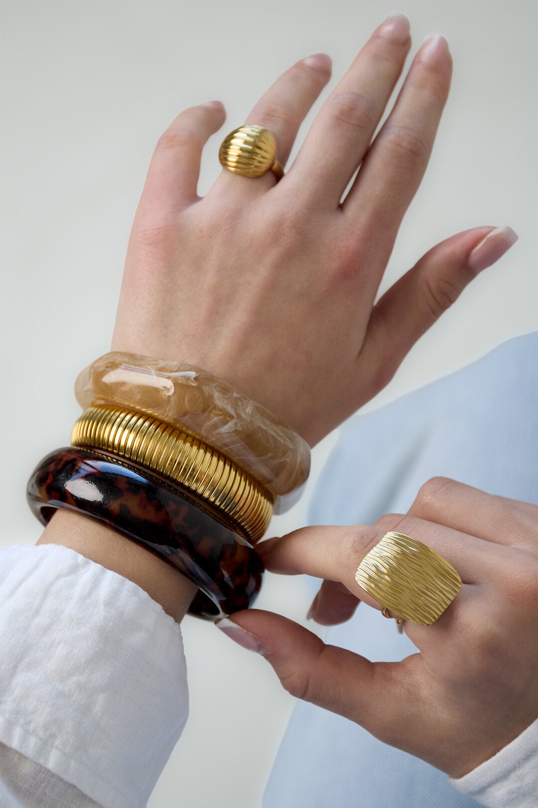 Bruine panter bangle - Jewellery Fever