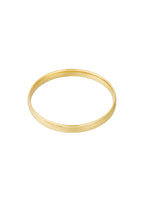 Stylish Gold Colored Irregular Bangle for Everyday Wear