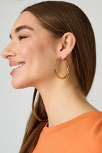 Klassieke hoops, close-up