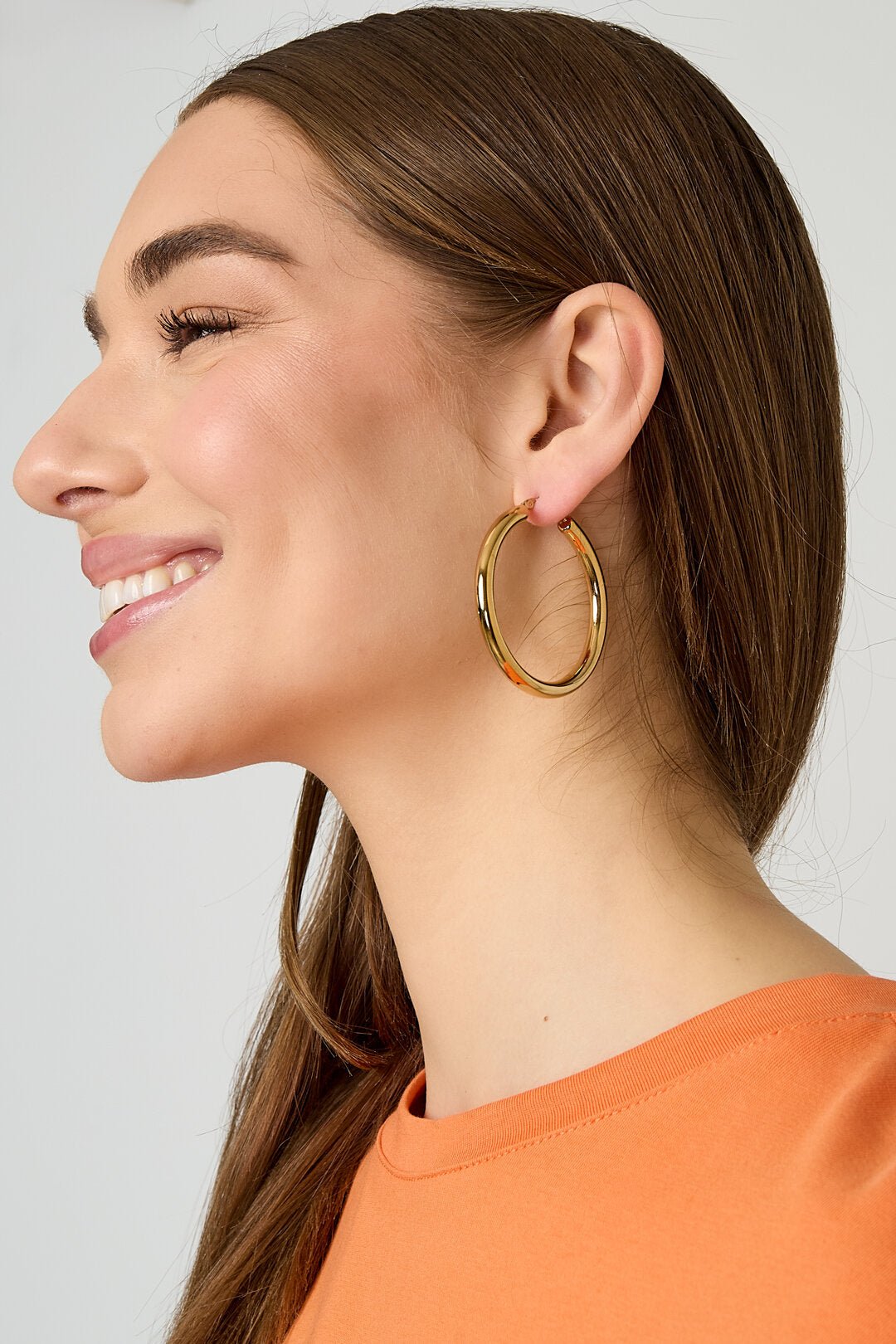 Klassieke hoops, close-up