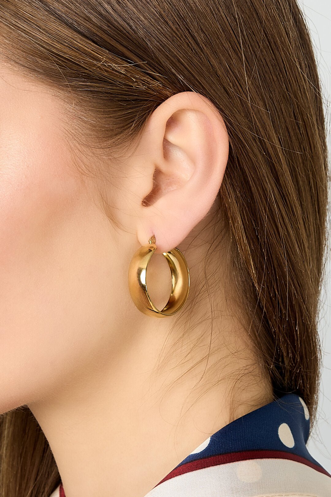 Classic chunky hoops - Jewellery Fever