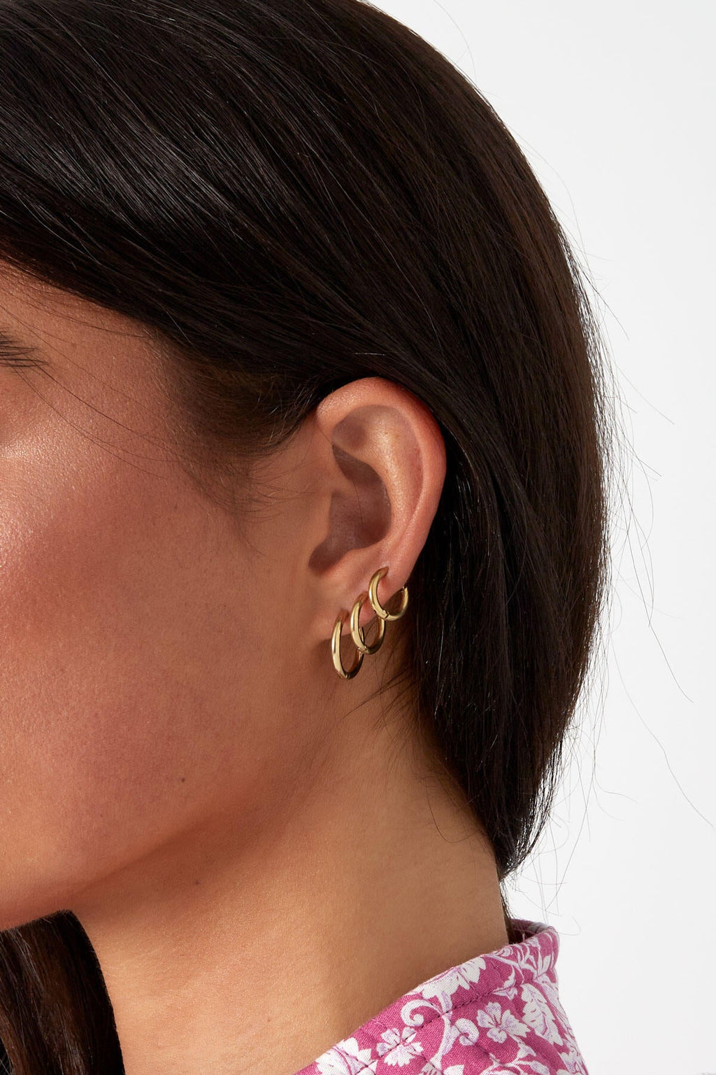 Minimalistische oorringenset in drie maten - Jewellery Fever