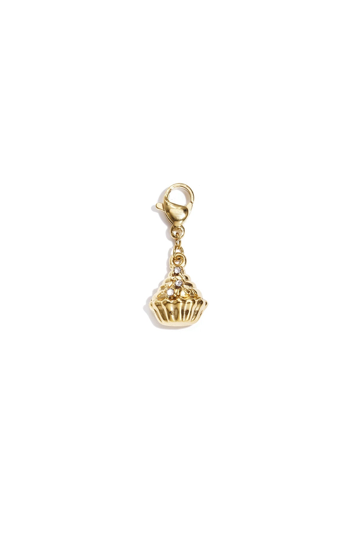 Speelse cupcakehanger, goudkleurig