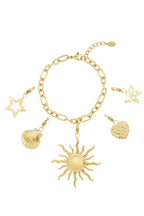 DIY armband met zon en hart bedel - Jewellery Fever