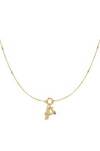 DIY zomerse ketting, gedragen