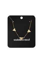 Drievoudige hartjes ketting - Jewellery Fever