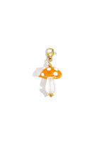 Sieraden bedel paddenstoel oranje DIY