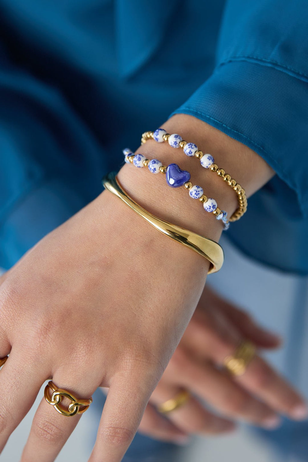 Eenvoudige kralenarmband met tijdloze uitstraling - Jewellery Fever