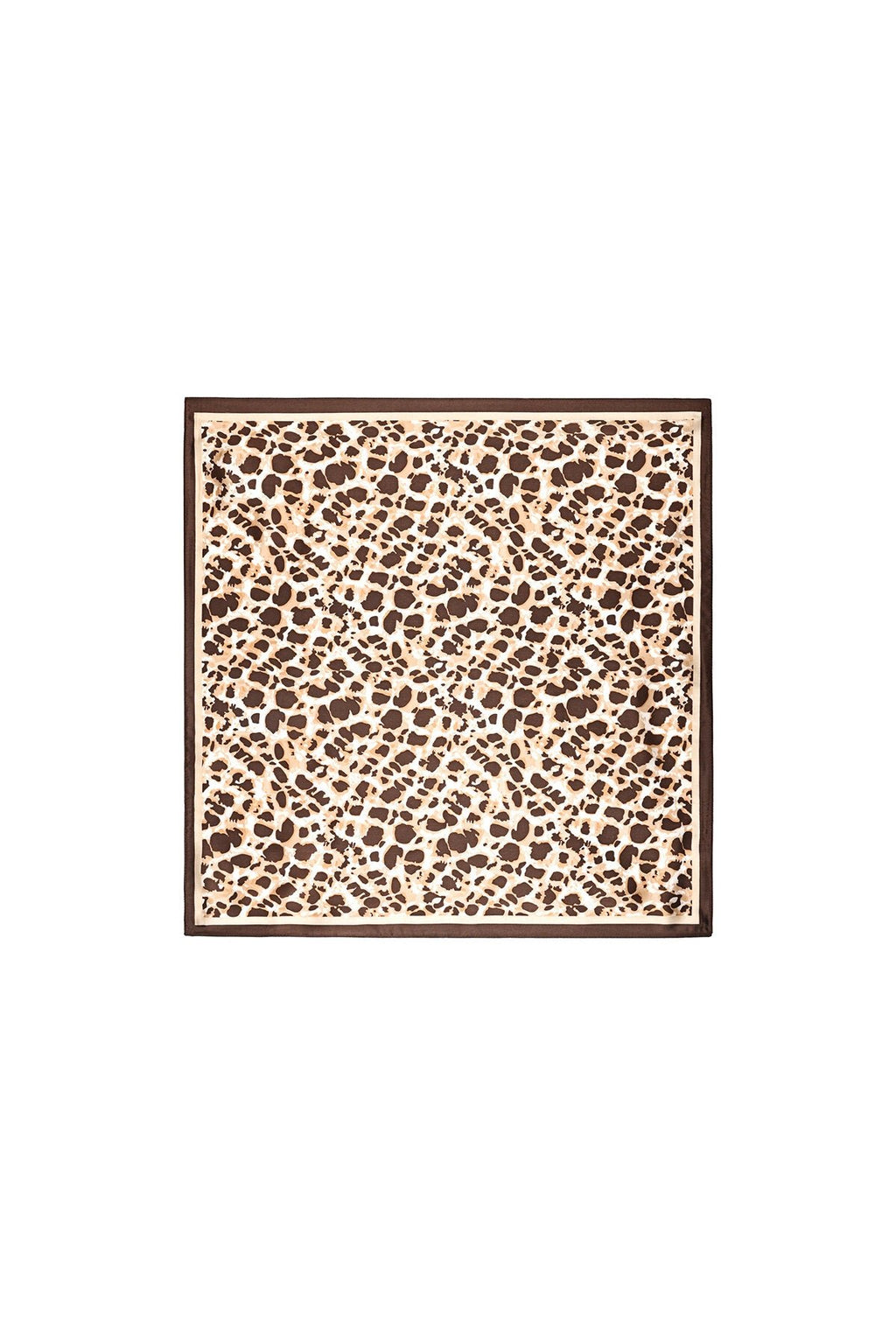 Elegante bruine luipaarden sjaal, dierenprint