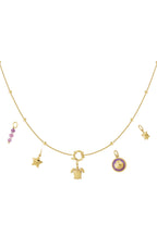 Elegante DIY ketting met schildpadbedels, goudkleurig