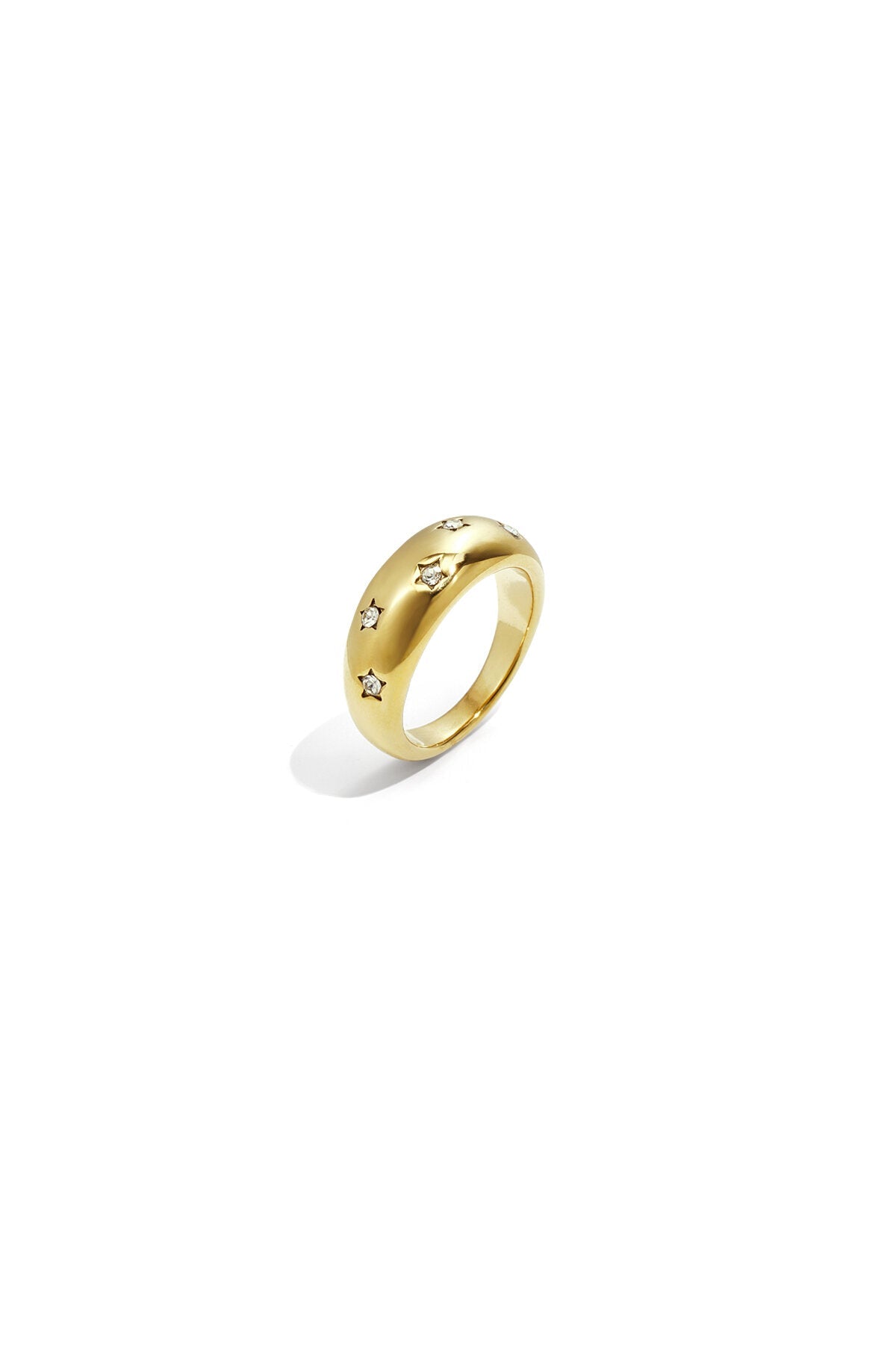 Elegante minimalistische sterrenring - Jewellery Fever
