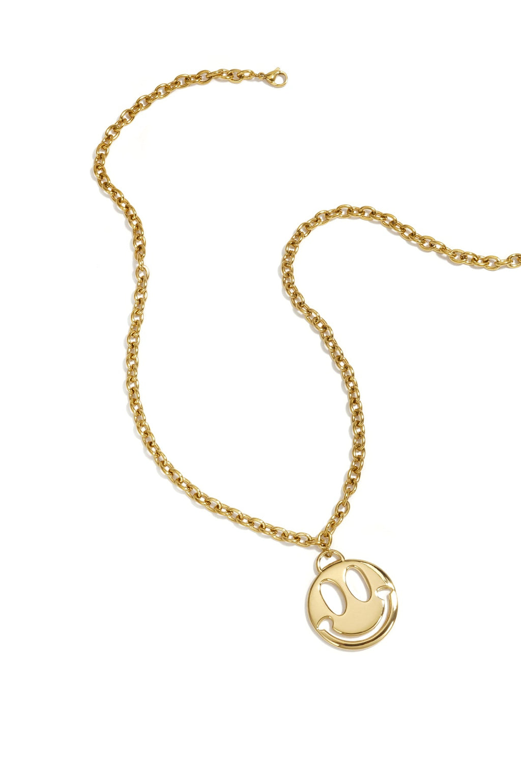 Elegante smiley ketting - Jewellery Fever