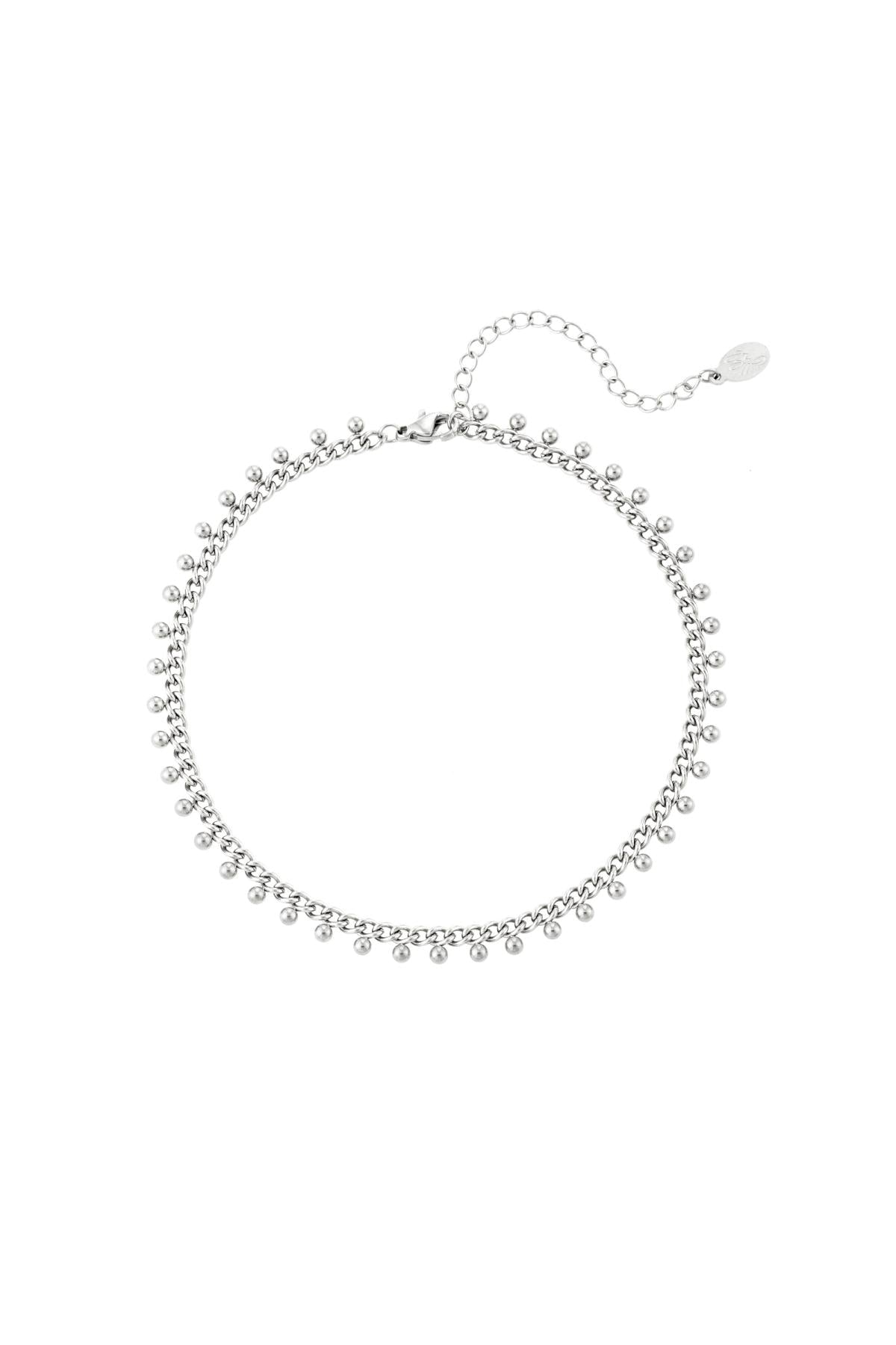 Enkelbandje met elegant bolletjesdesign - Jewellery Fever