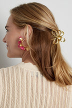Vrolijke bloemvormige haarclip - Jewellery Fever
