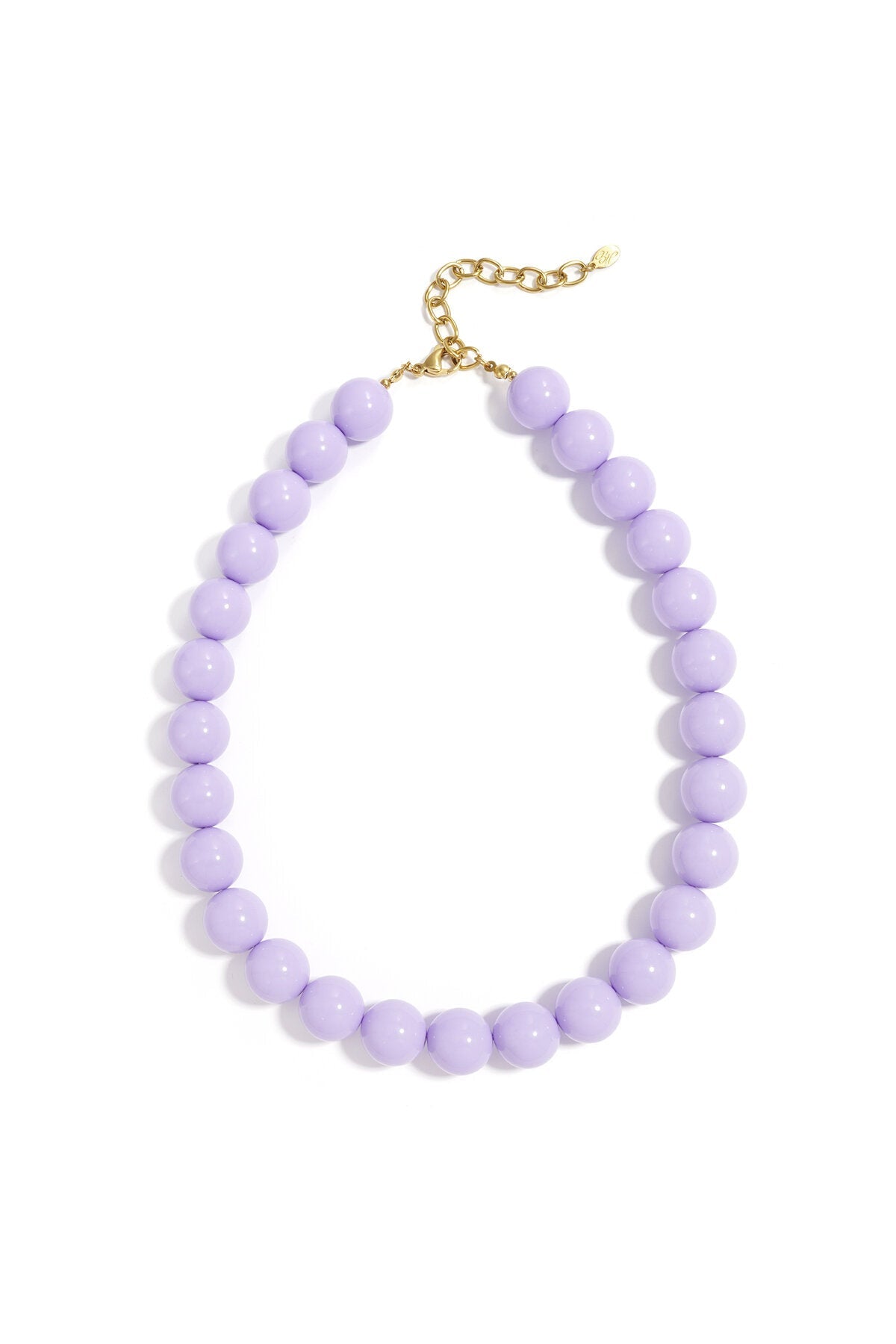 Gekleurde dikke kralen ketting - Jewellery Fever