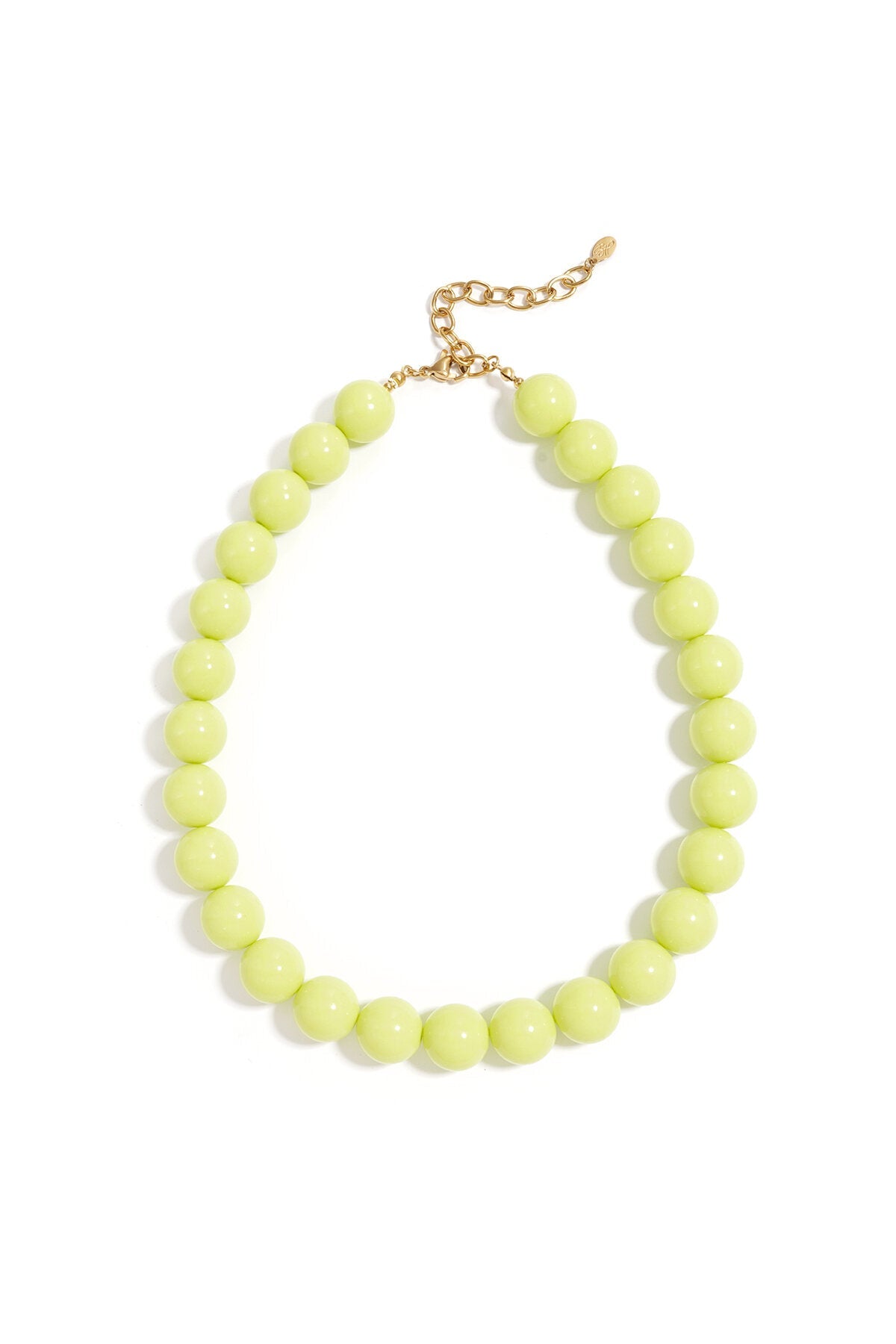Gekleurde dikke kralen ketting - Jewellery Fever