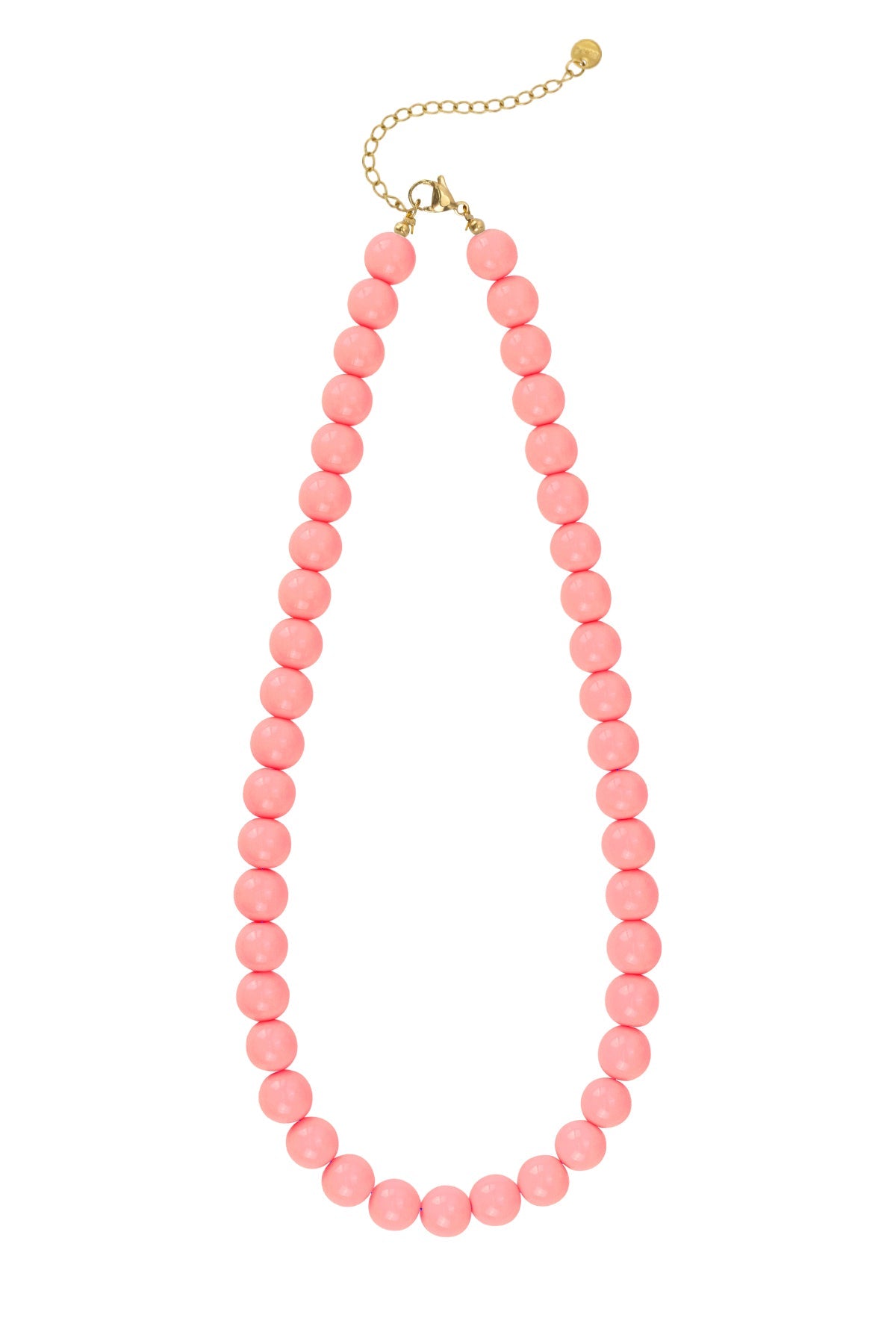 Gekleurde dunne kralen ketting - Jewellery Fever