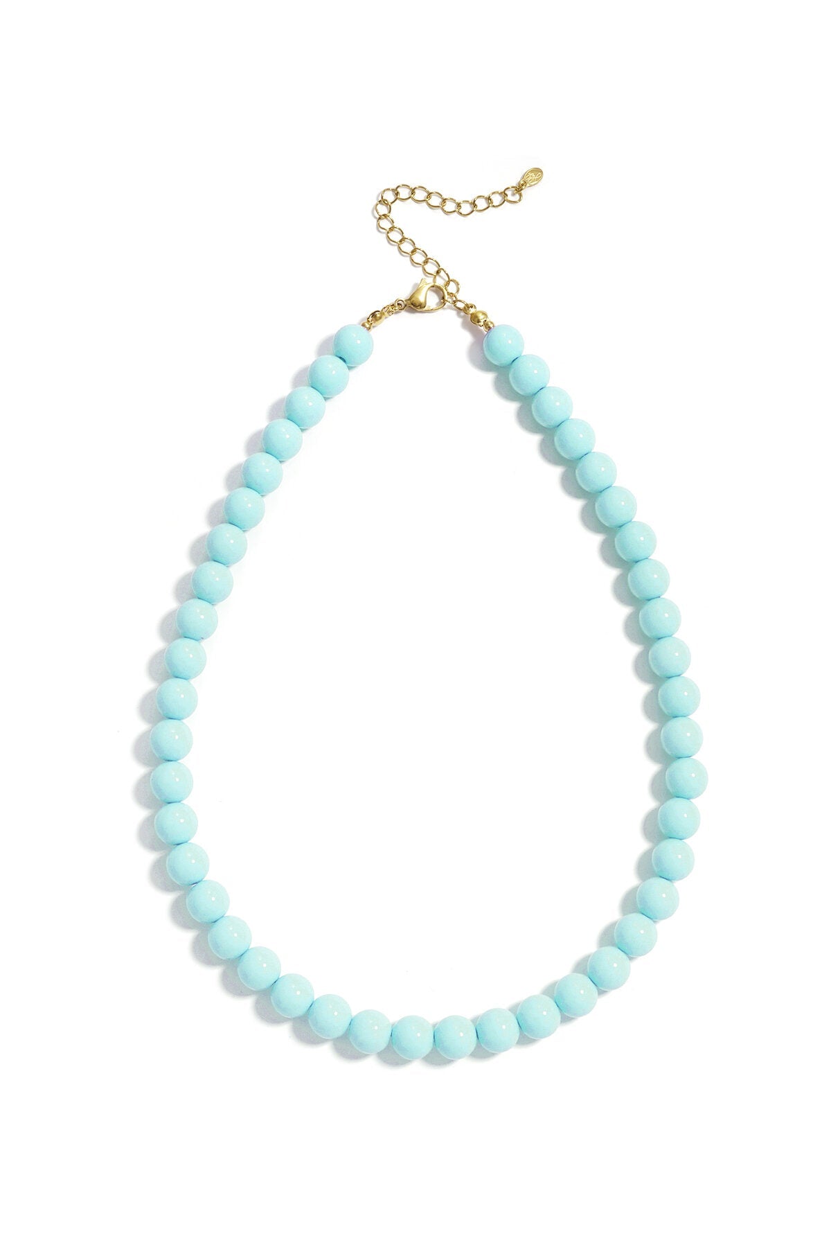 Gekleurde dunne kralen ketting - Jewellery Fever