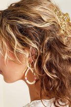 Smiley haarclip, detailfoto