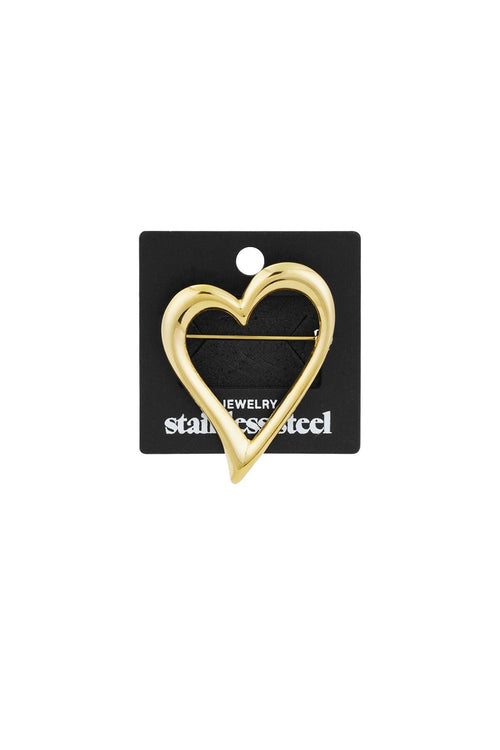 Broche met romantisch hartdesign - Jewellery Fever