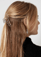 Charmante haarclip met hartjes - Jewellery Fever