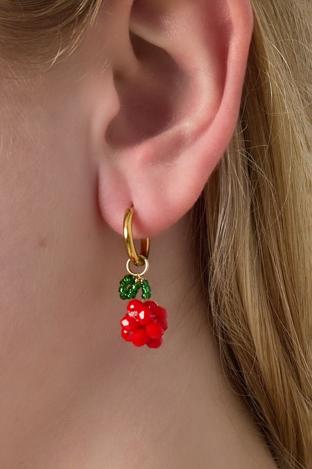 Kersjes oorbellen - Jewellery Fever
