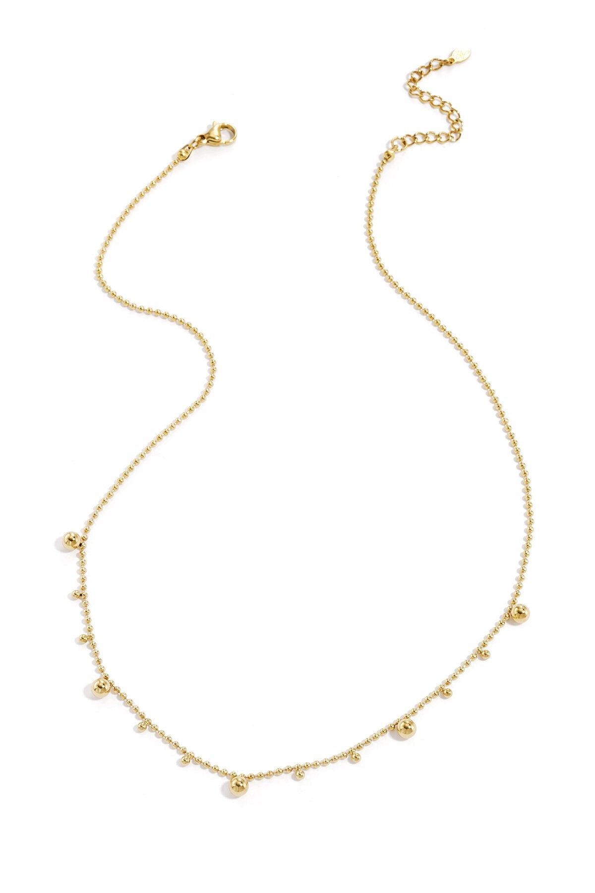 Ketting met afwisselende bolletjes - Jewellery Fever