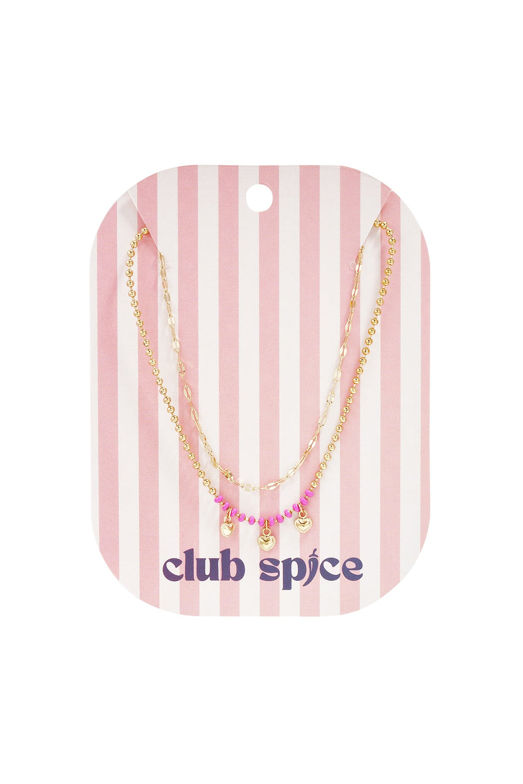 Ketting met meerlaags hartdesign - Jewellery Fever