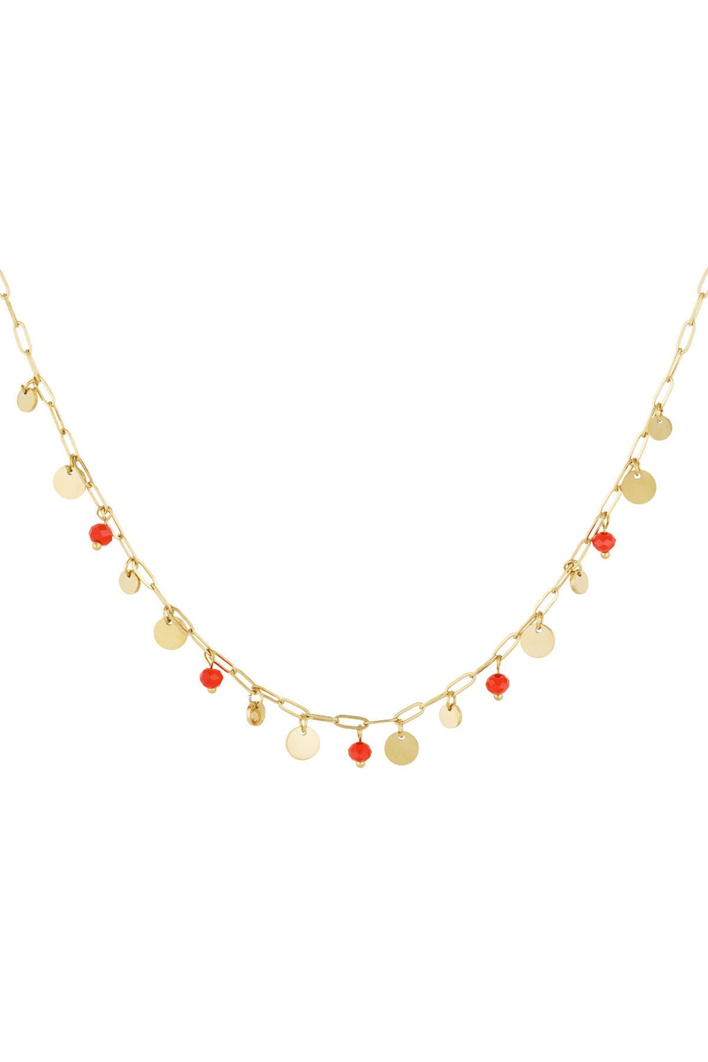 Ketting met muntjes - Jewellery Fever