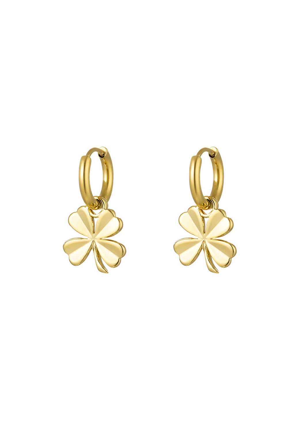 Klavertjevier oorbellen - Jewellery Fever