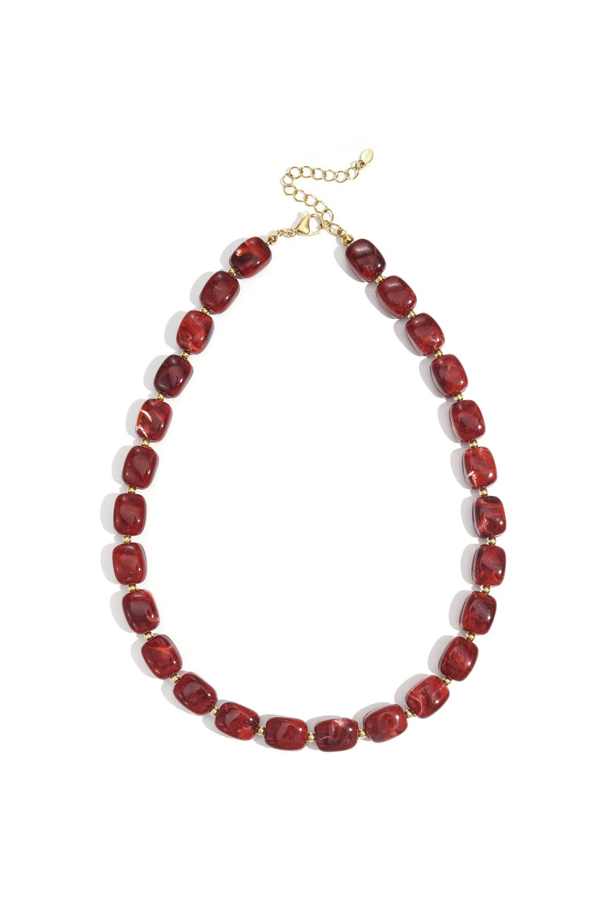 Speelse kralen ketting, gemengde kleur